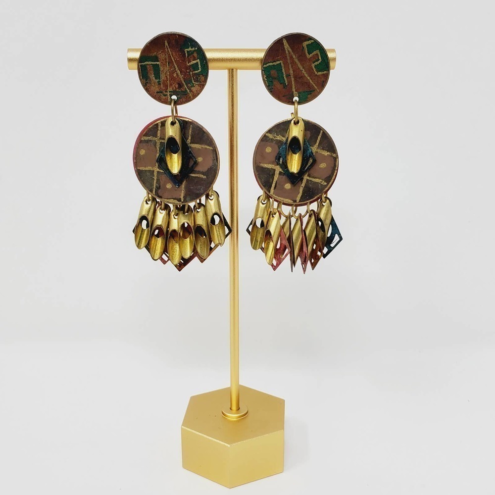 Brass Dangle Boho Fashion Jewelry Eearrings